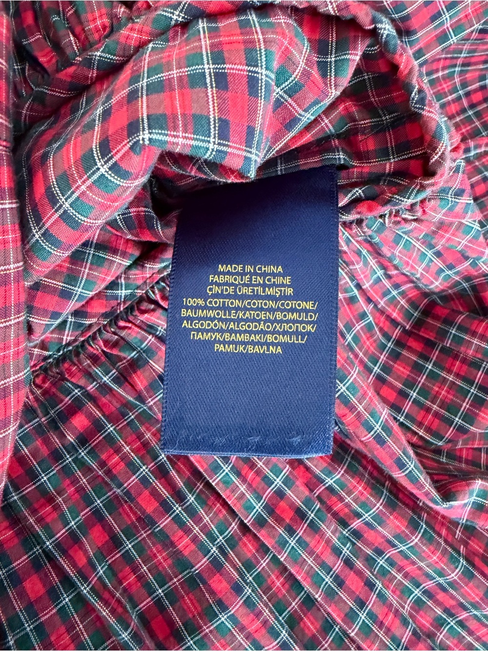 Polo Ralph Lauren Mixed Plaid Dress 3T - Picture 4 of 4